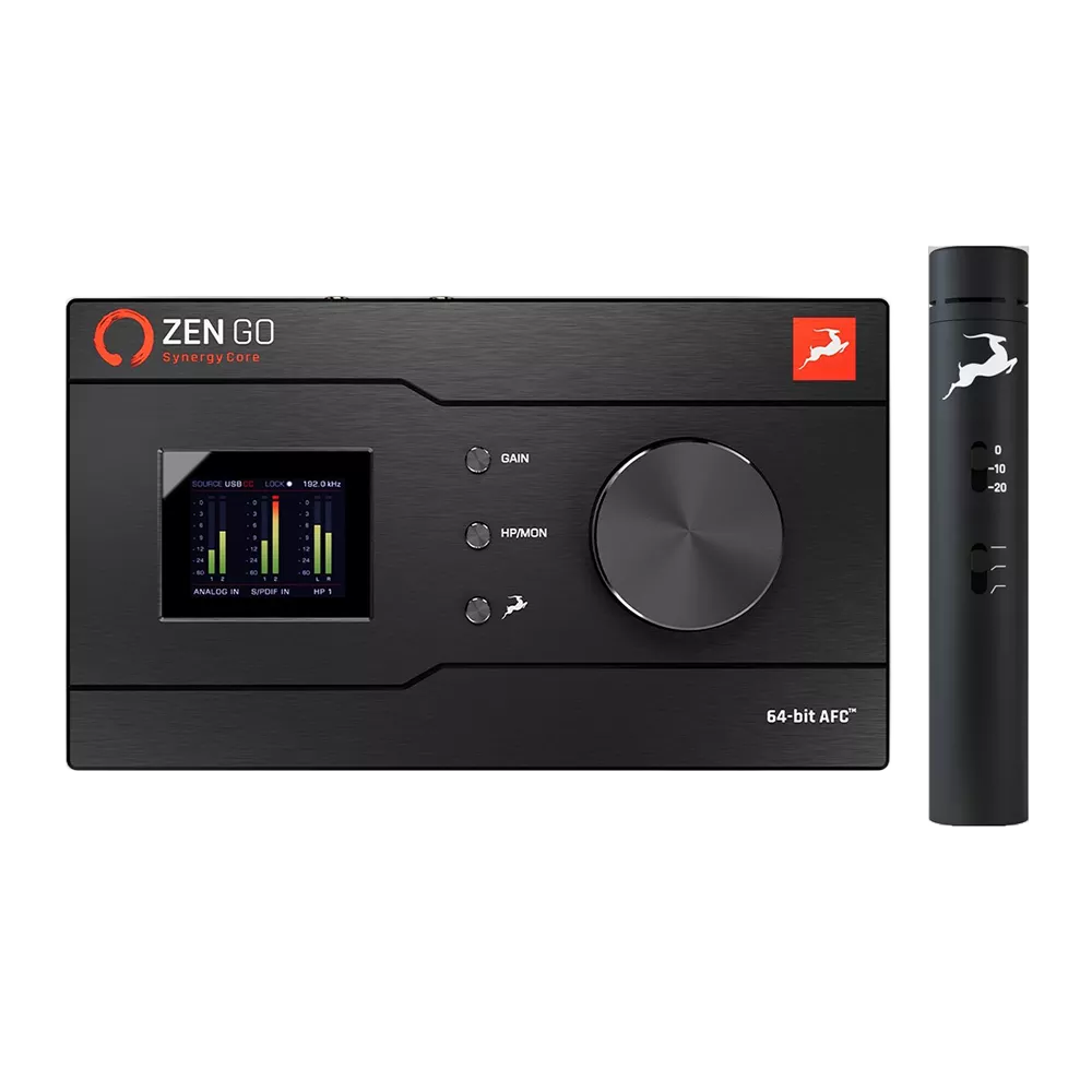 باندل کارت صدا انتلوپ آدیو ذن گو سینرجی بهمراه میکروفون قلمی اج نوت Zen Go Synergy Core USB + Edge Note Bundle