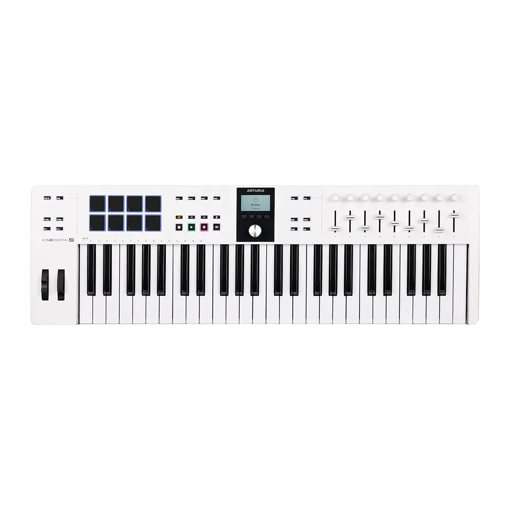 میدی کنترلر آرتوریا کی لب اسنشیال ۴۹ ام کی ۳ سفید KeyLab Essential 49 MK3 White
