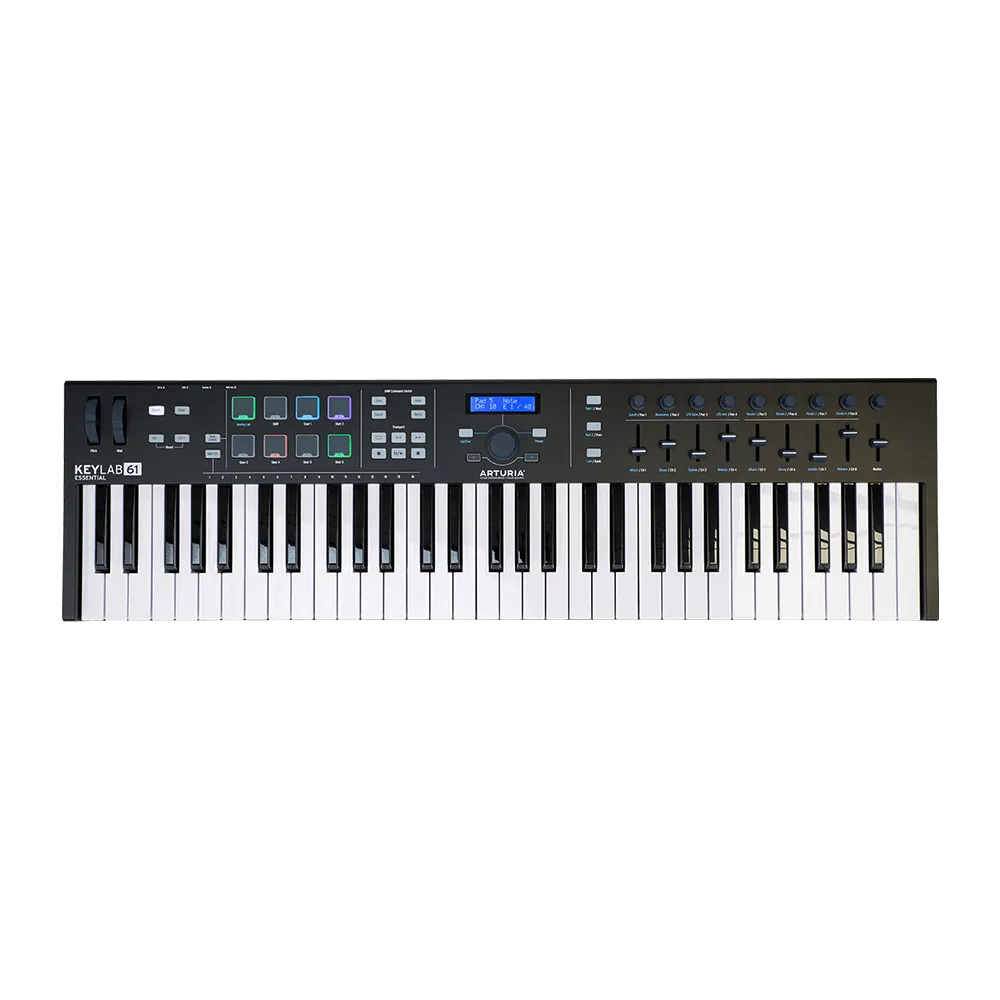 میدی کنترلر آرتوریا کی لب اسنشیال ۶۱ ام کی ۳ مشکی KeyLab Essential 61 MK3 Black