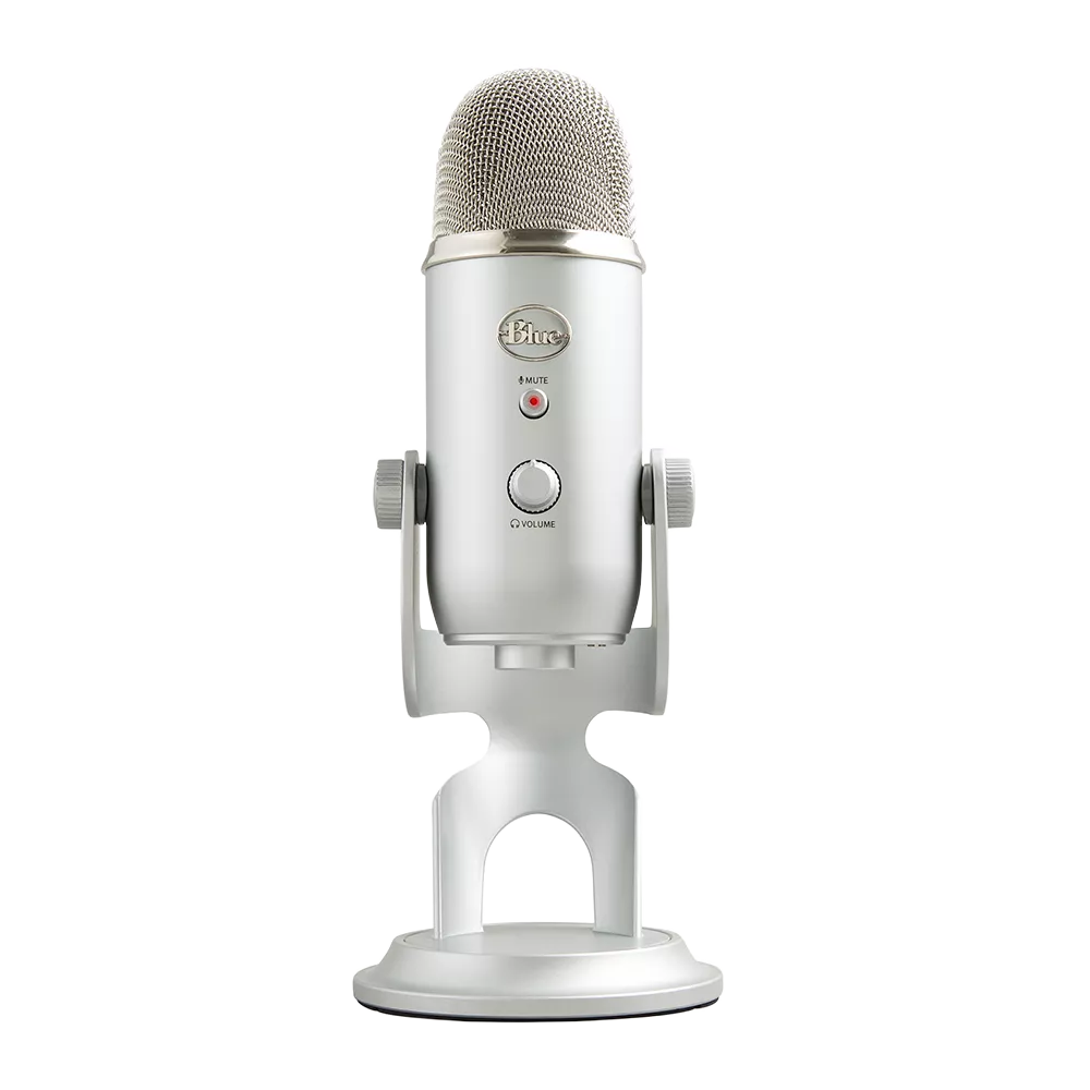 میکروفون یو اس بی بلو یتی نقره‌ای Yeti Silver