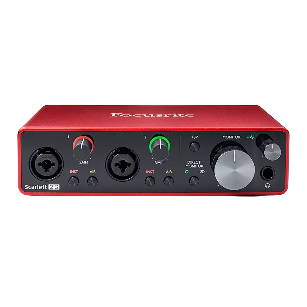 کارت صدا فوکسرایت اسکارلت ۲آی۲ نسل ۳ Scarlett 2i2 3rd Gen