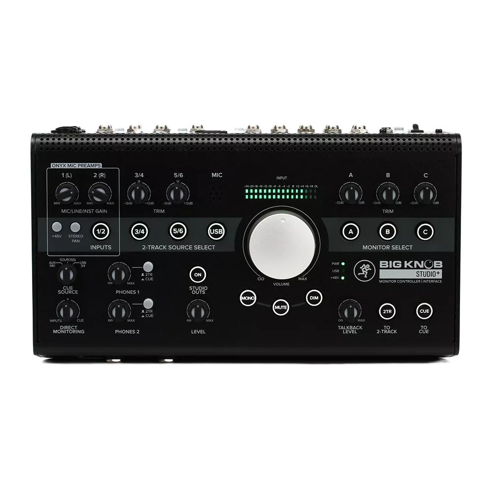 کارت صدا و مانیتور کنترلر مکی بیگ ناب استودیو پلاس Big Knob Studio+