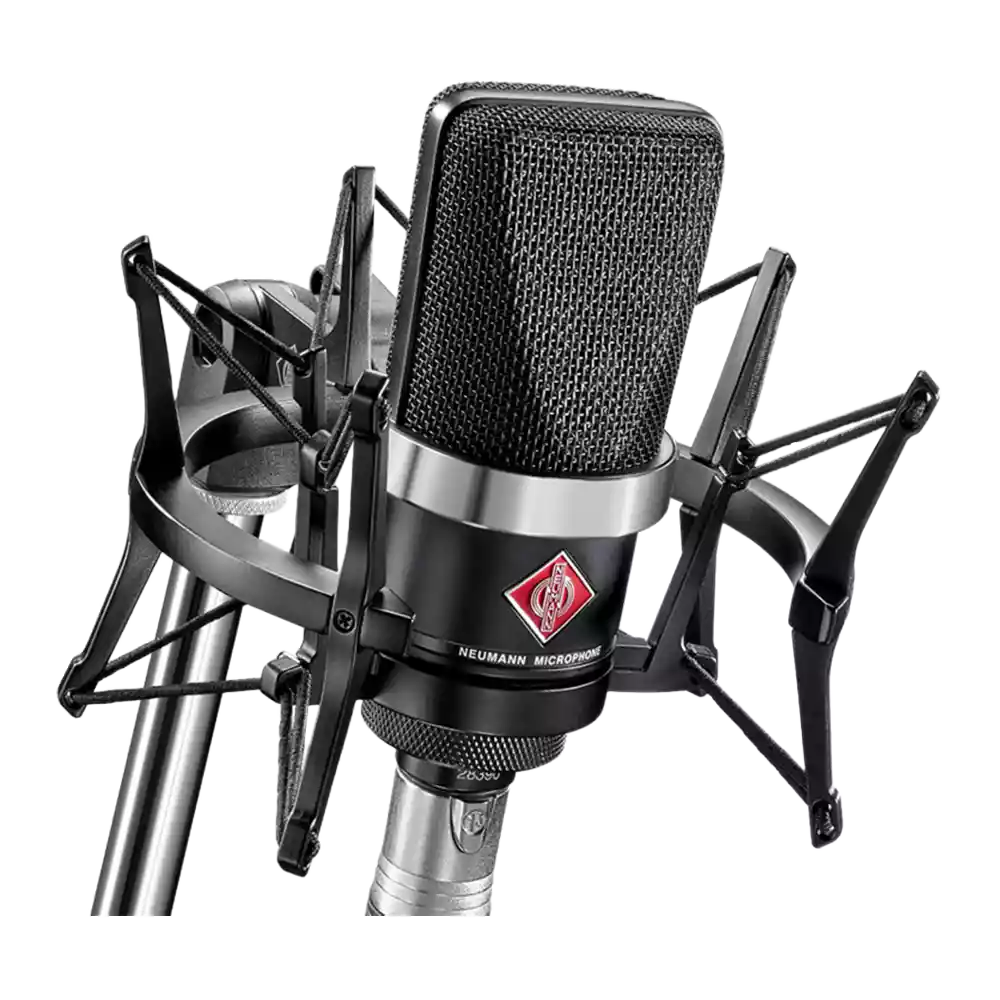 میکروفون نویمن تی ال ام ۱۰۲ مشکی بهمراه لرزه گیر TLM 102 Studio Set Black