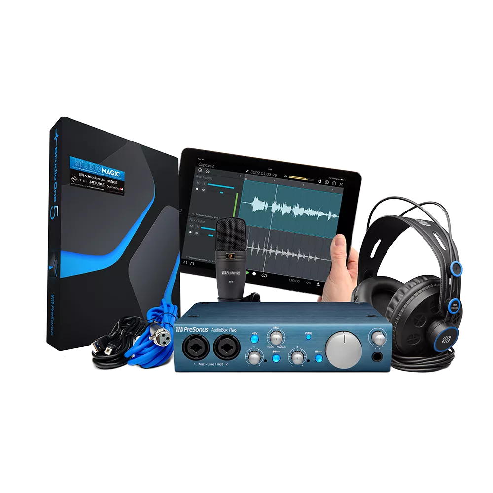 پکیج استودیویی پریسونوس آی ۲ استودیو AudioBox iTwo Studio