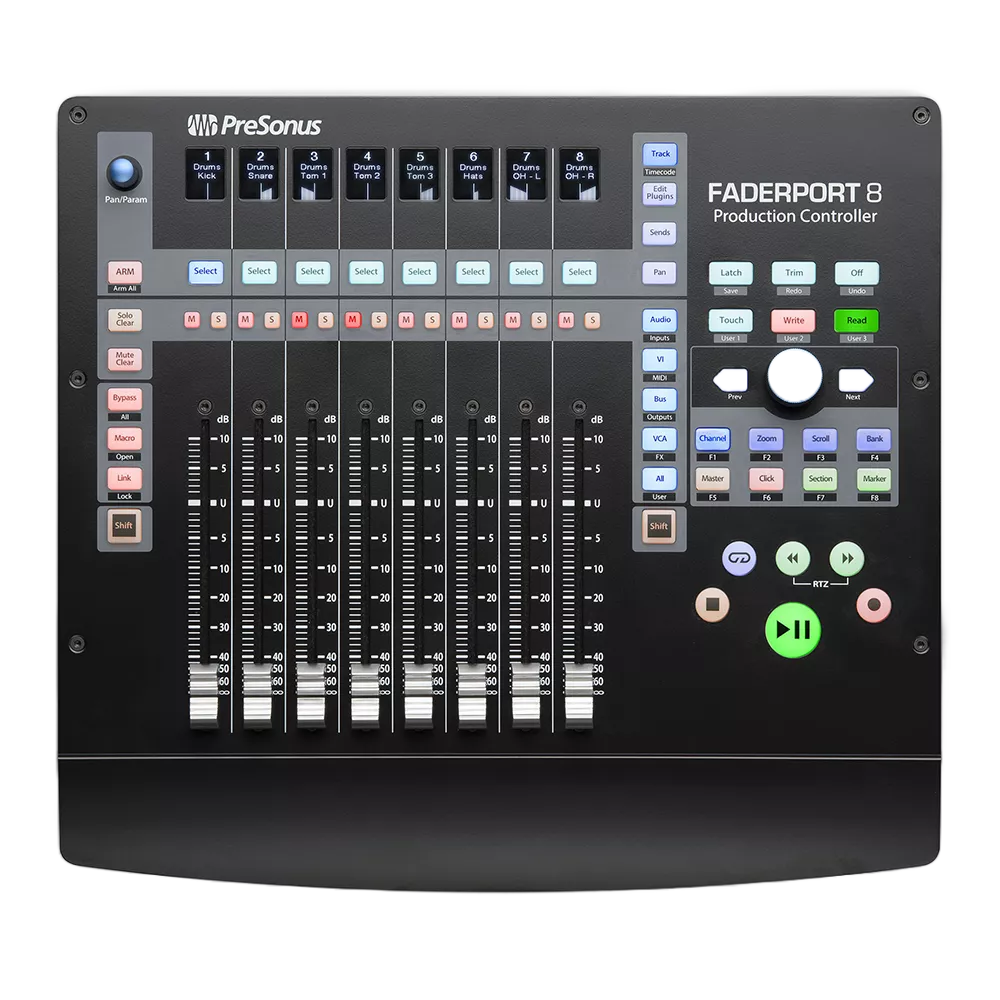 کنترلر نرم افزار پریسونوس فیدرپورت ۸ FaderPort 8