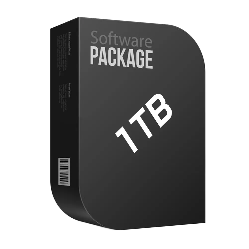 پکیج یک ترابایتی نرم افزار 1 TB Software Package