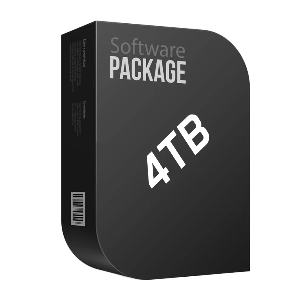 پکیج ۴ ترابایتی نرم افزار 4 TB Software Package