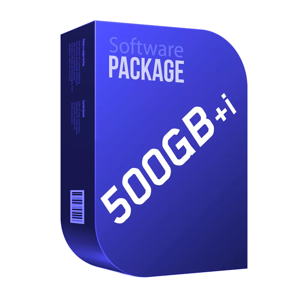 پکیج ۵۰۰ گیگابایتی نرم افزار به همراه نصب 500 GB Software Package + Installation