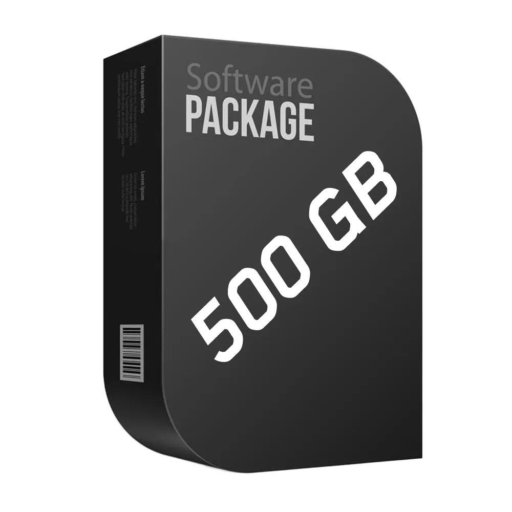 پکیج ۵۰۰ گیگابایتی نرم افزار 500 GB Software Package